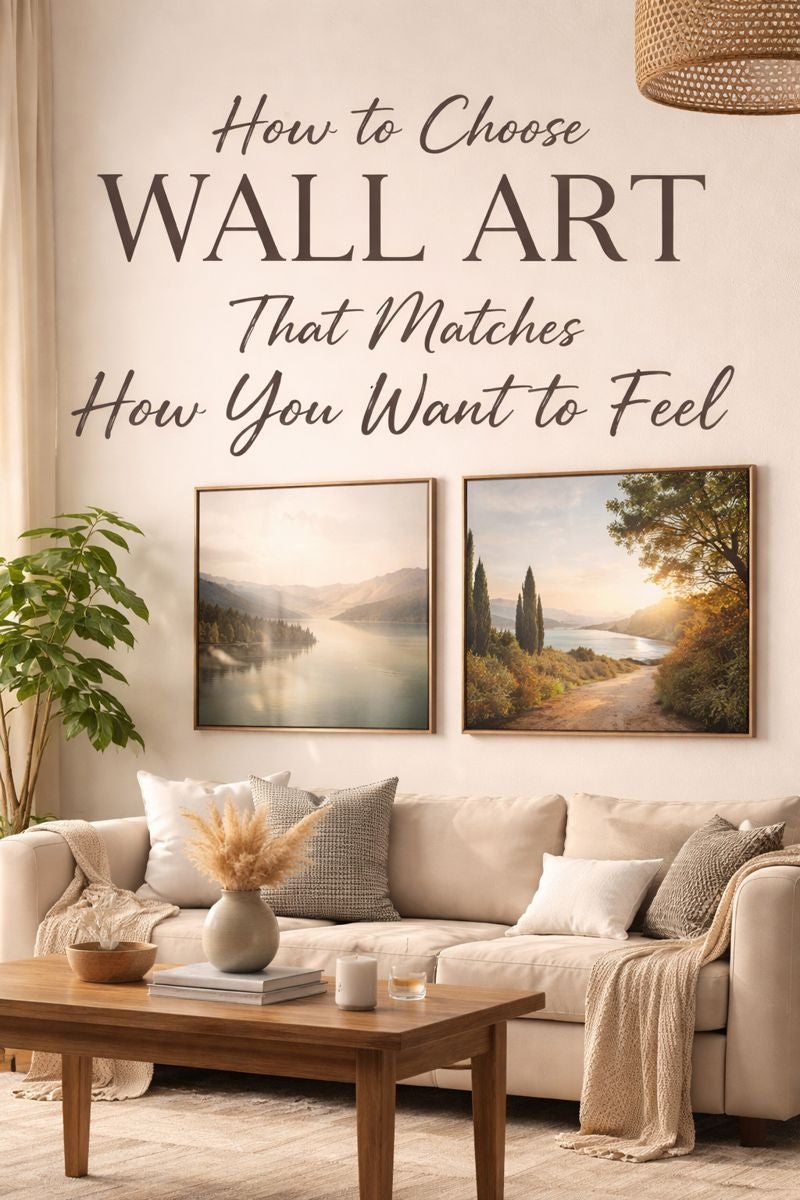 How to Choose Wall Art That Matches How You Want to Feel